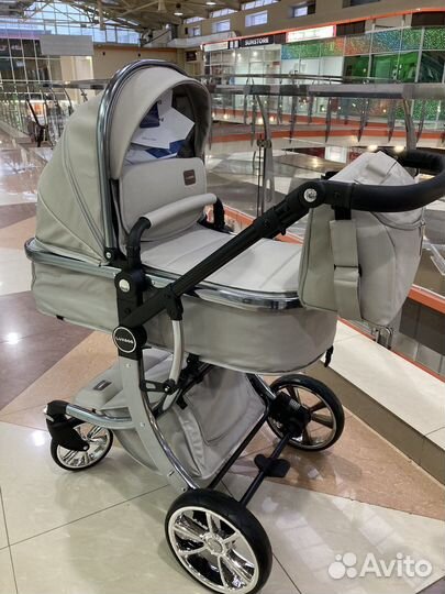 Коляска 3в1 luxmom dalux экокожа