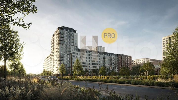 2-к. квартира, 76,9 м², 7/17 эт.