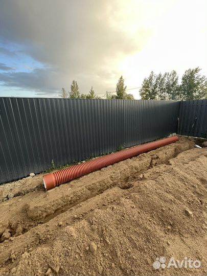 Труба двустенная гофрированная пнд d315/276