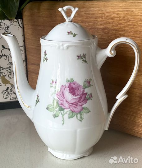 Заварочный чайник фарфор Германия винтаж
