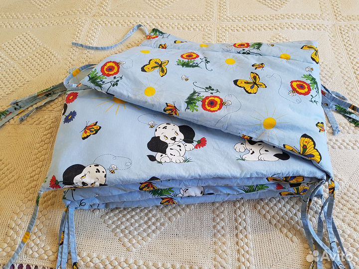 Балдахин и бампер в кроватку