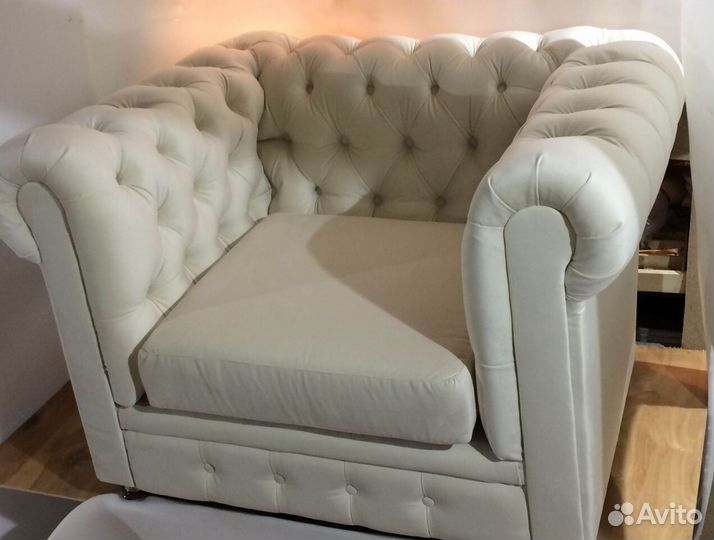 Диван Честер для дома велюр 761W