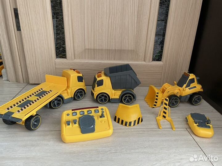 Silverlit бульдозер трак и самосвал