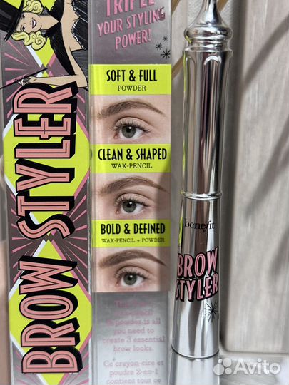 Карандаш и пудра для бровей Benefit 3