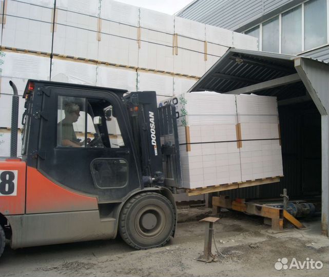 Блок из газобетона эко D500 B3,5 50x600x250