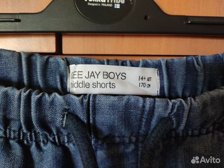Шорты джинсовые для подростка, р 170