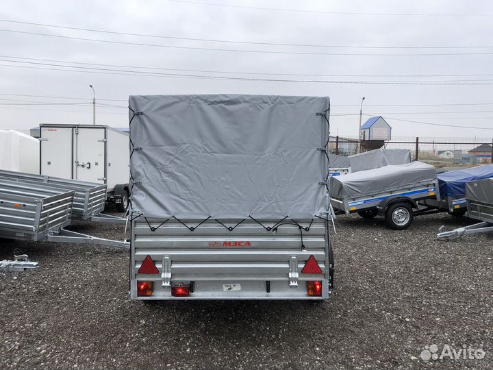 Прицеп Мзса 2,5 х 1,4 высокий борт и высокий тент