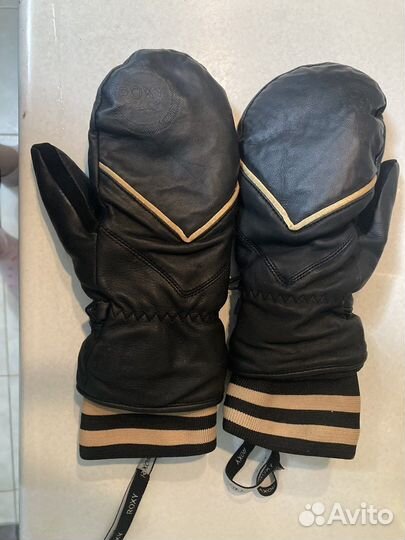 Варежки roxy кожа