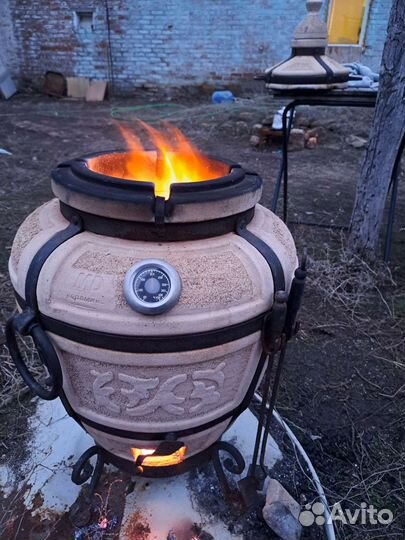 Тандыр с датчиком температуры