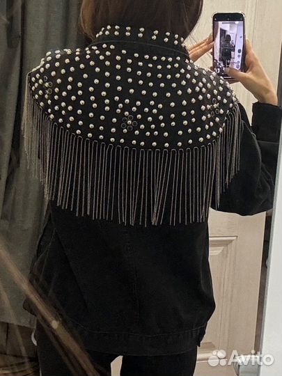 Джинсовая куртка женская