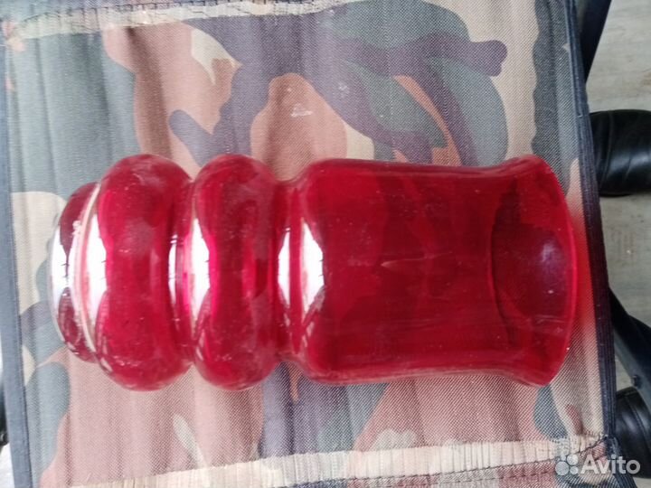 Ваза цветное стекло СССР