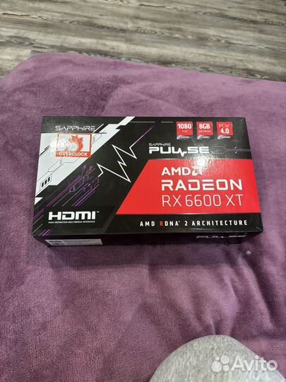 Видеокарта rx6600xt sapphire