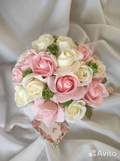 Мыльные розы букет