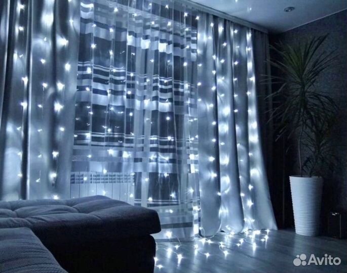 Гирлянда штора