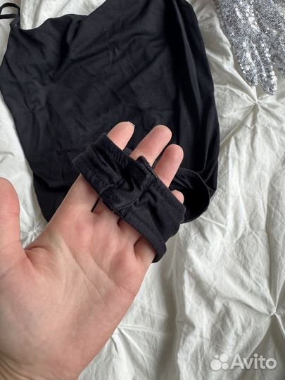 Zara боди черное L