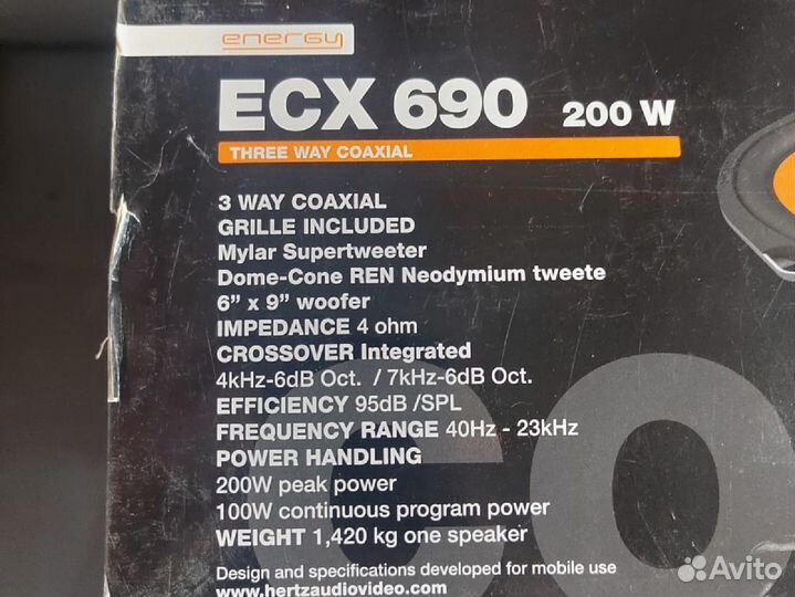 Колонка Hertz ECX 690 200W