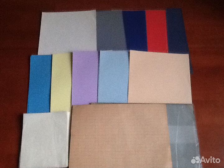 Калька, копирка, миллиметровка бумага цветная