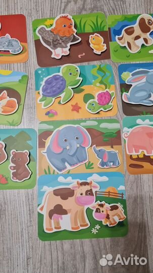Игра на липучках, липучки plastic мама и малыш