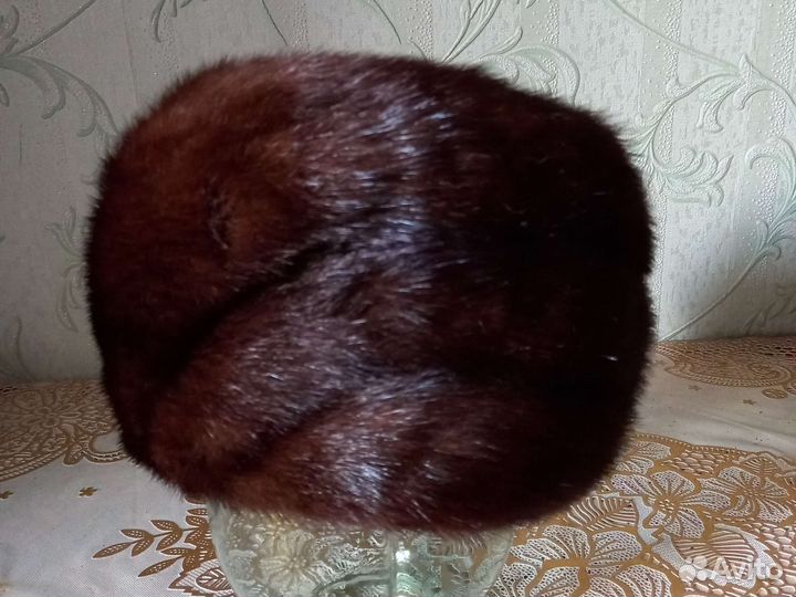 Шапка норковая женская
