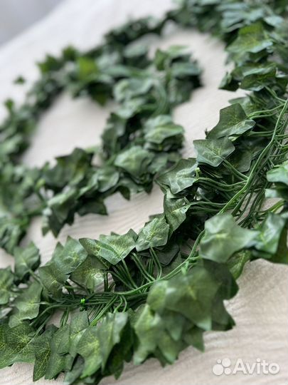 Икусственные растения плющ лиана 12 шт