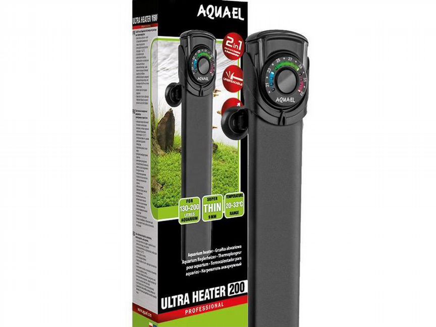 Aquael UltraHeater 200W Регулируемый нагреватель