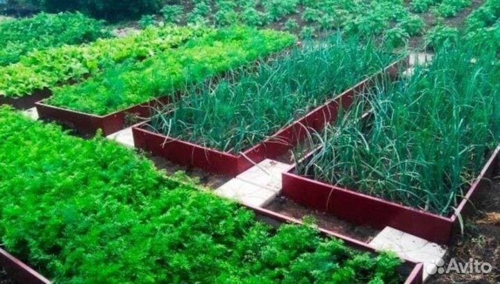 Грядки стальные оцинкованные