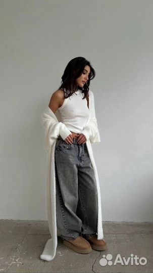 Джинсы трубы женские