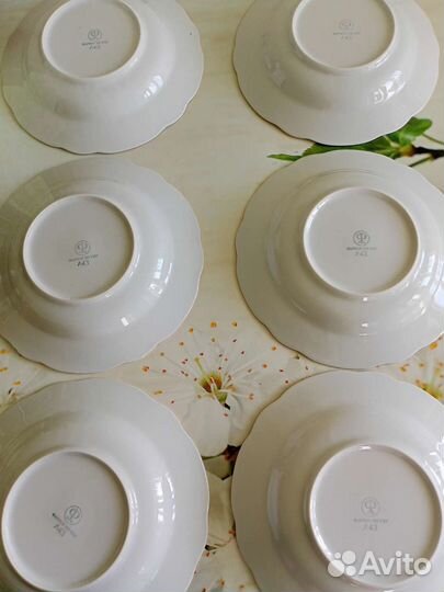 Суповые тарелки Кольдиц ГДР 