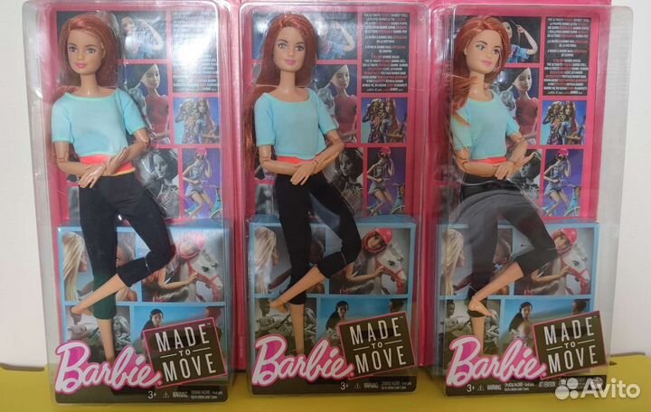Кукла Barbie Made to Move, Yoga, редкая