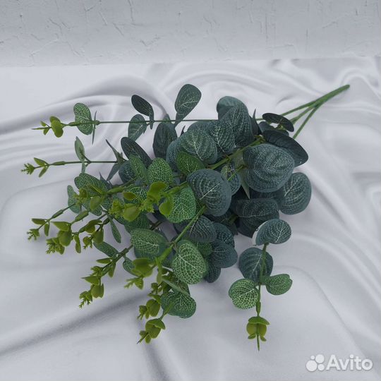 Искусственные цветы букет эвкалипта для декора