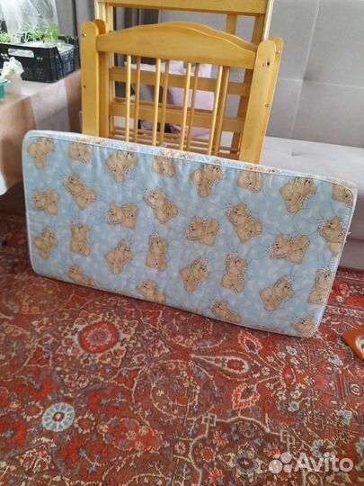 Детская кроватка+матрас