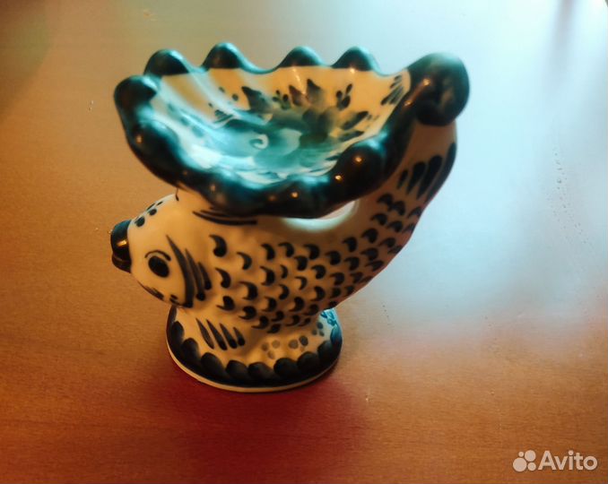 Рыбка Гжель 80-х