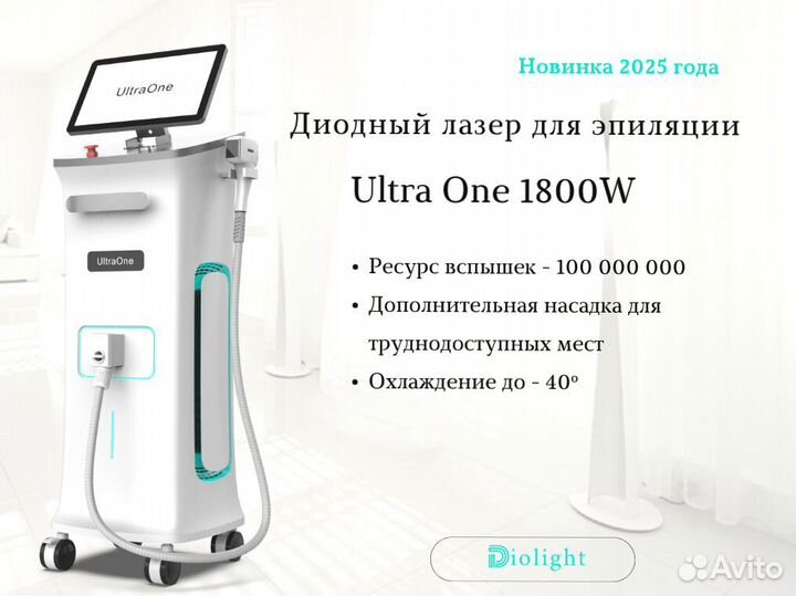 Лазерный аппарат D-L.Ultra-One.1800d, рассрочка