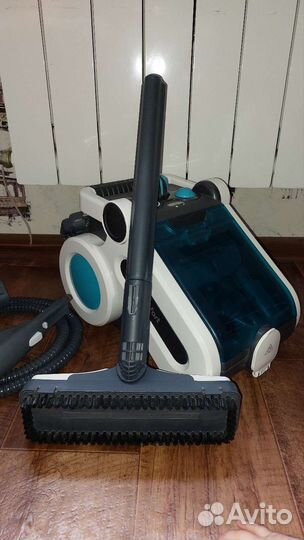 Паровой очиститель Kitfort KT-917 White/Blue