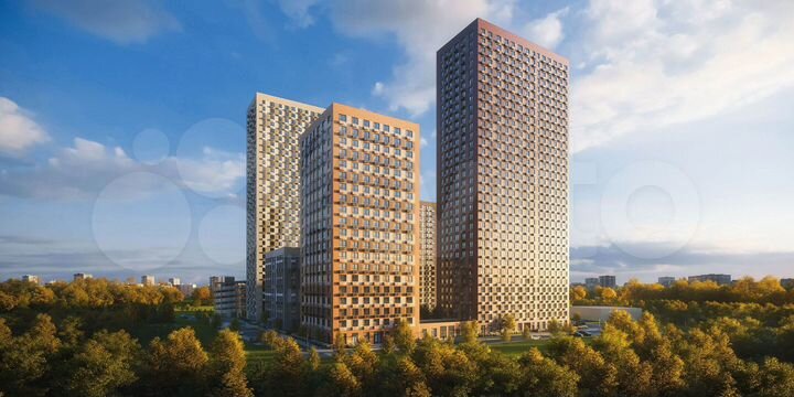 Квартира-студия, 25,5 м², 6/33 эт.