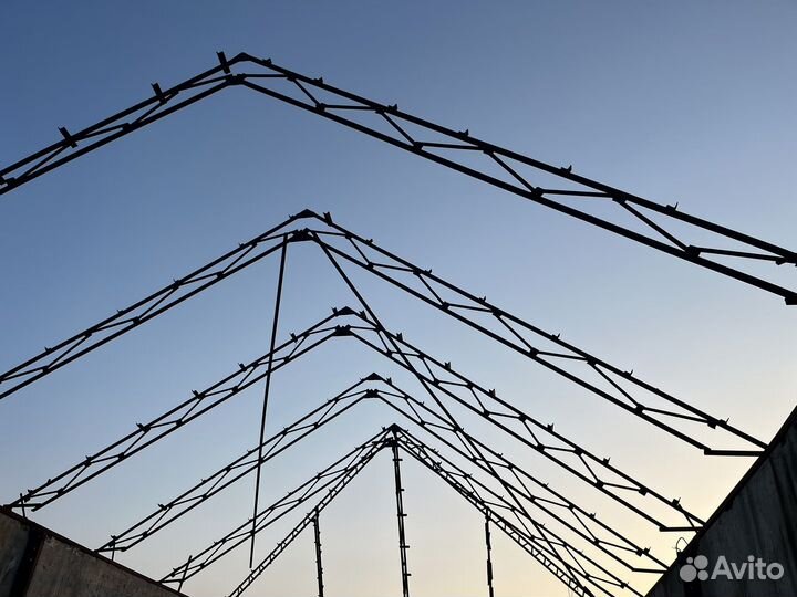 Продам каркас ангара бу