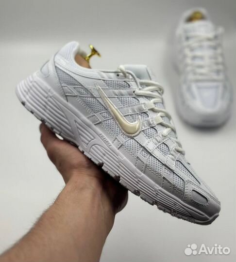 Кроссовки мужские Nike P-6000 white белые