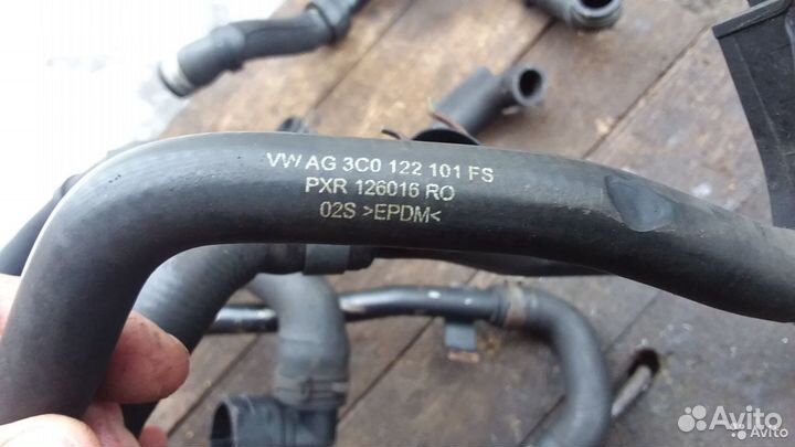 Патрубки охлаждения cbab VW Passat B6