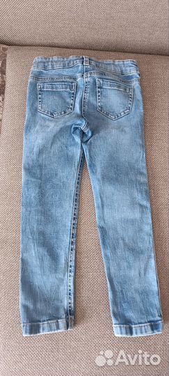 Джинсы на девочку 104