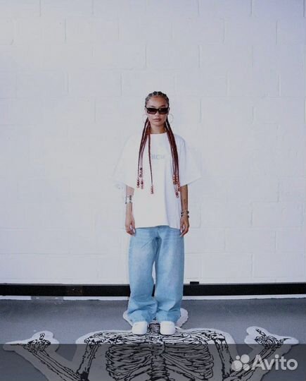 Джинсы широкие y2k