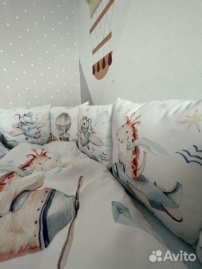 Бортики в детскую кроватку