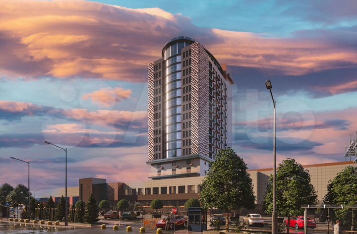 Апартаменты-студия, 43,4 м², 5/5 эт.