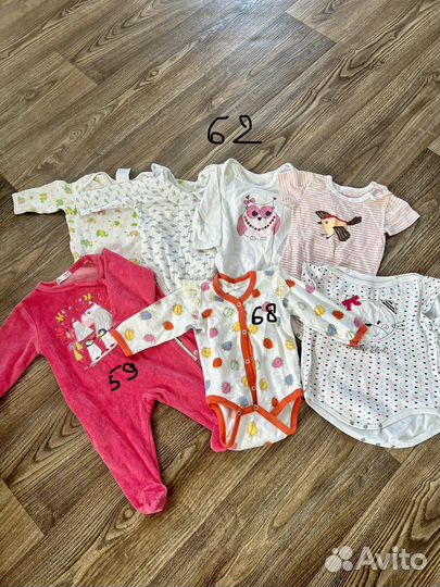 Вещи пакетом на девочку 62