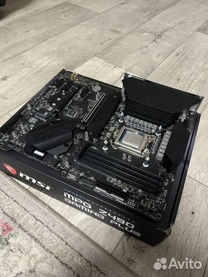 Материнская плата lga 1200. MSI Z490 gaming plus
