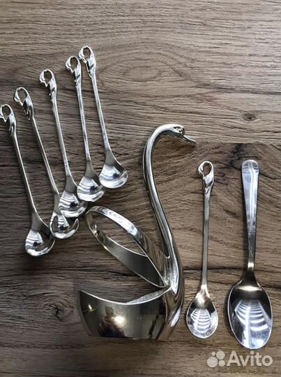 Ложки чайные посеребрённые