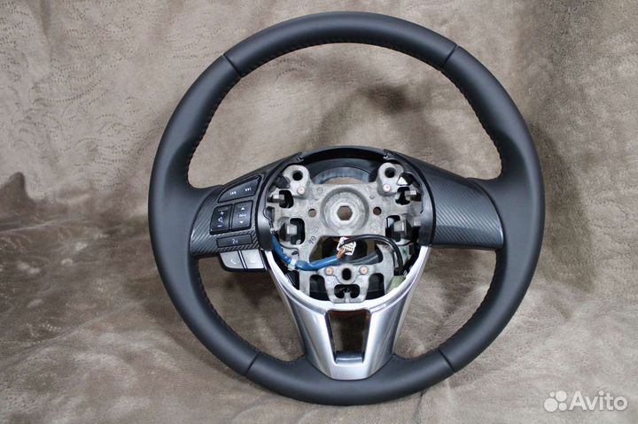 Кожаный руль Мазда 3,Мазда CX5