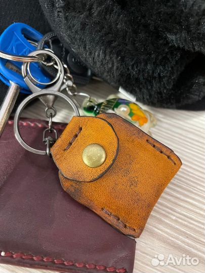 Чехол для таблетки, ключа от домофона из кожи