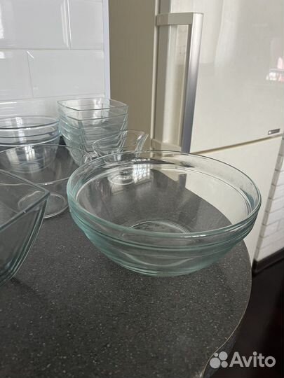 Посуда стеклянная набором б/у