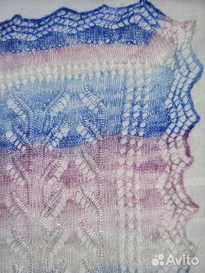 Оренбургский пуховый палантин