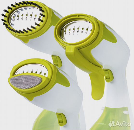 Отпариватель ручной Kitfort кт-9107 1200Вт белый/салатовый